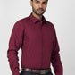 Raymond Maroon Formal Shirt