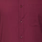 Raymond Maroon Solid Slim Fit Cotton Formal Shirt