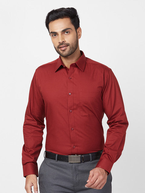 Raymond Red Formal Shirt