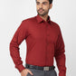 Raymond Red Formal Shirt