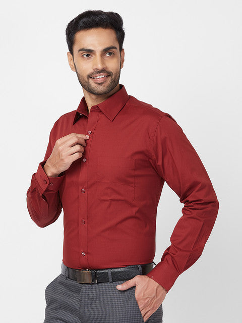 Raymond Red Formal Shirt