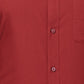 Raymond Men Red Slim Fit Solid Shirt