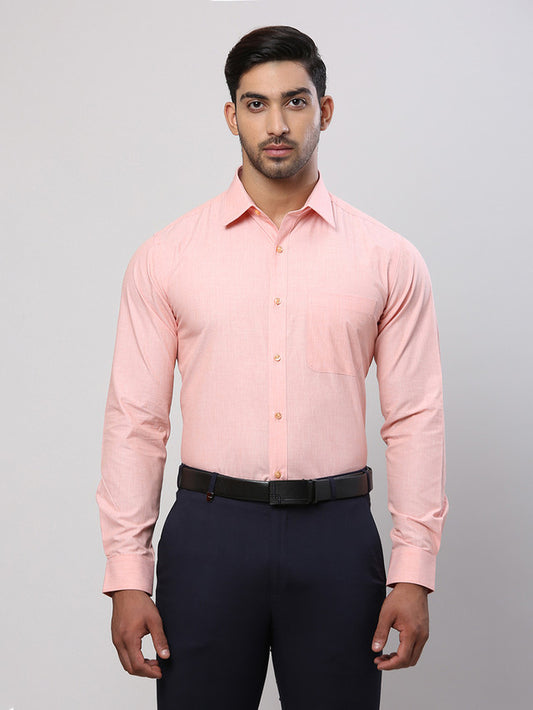 Raymond Orange Formal Shirt