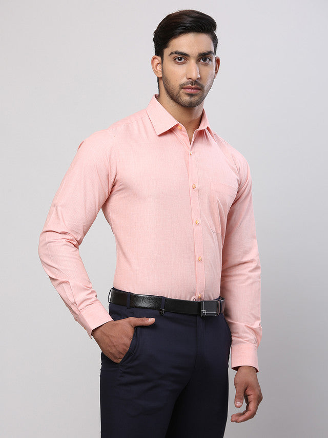 Raymond Orange Formal Shirt