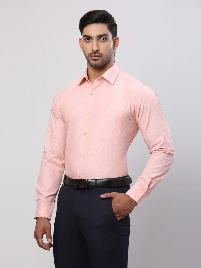 Raymond Orange Formal Shirt