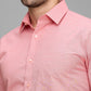 Raymond Men Pink Solid Cotton Formal Shirt