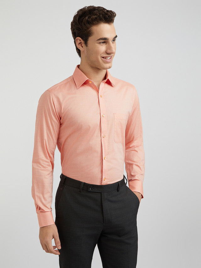 Raymond Orange Formal Shirt