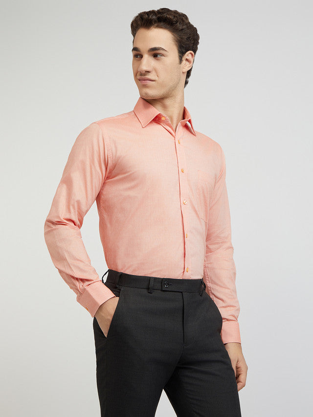 Raymond Orange Formal Shirt