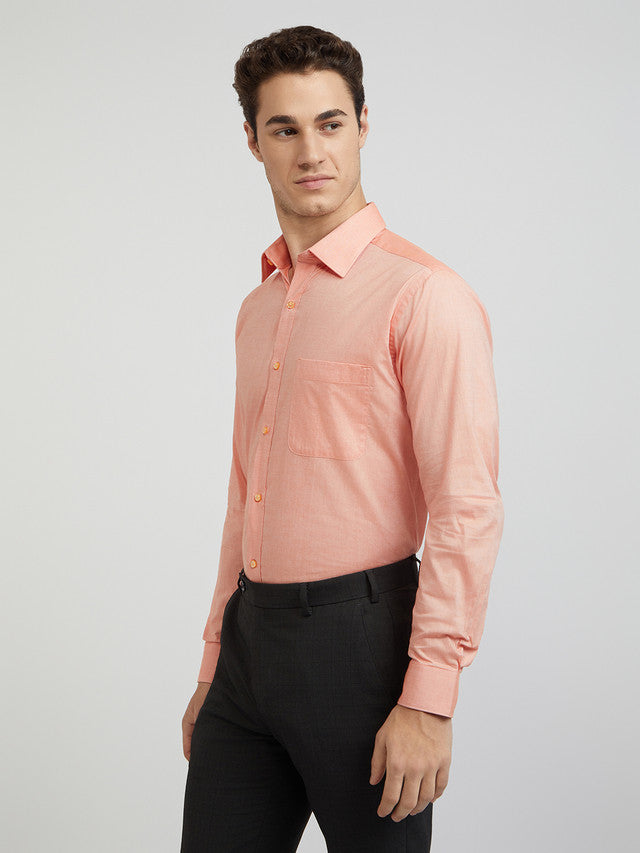 Raymond Orange Formal Shirt