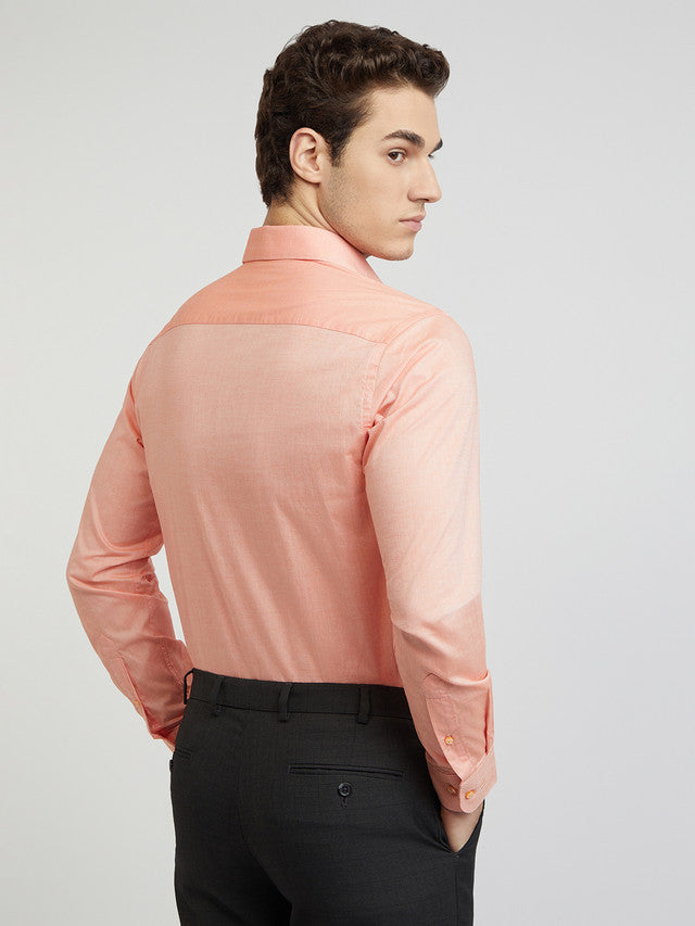 Raymond Orange Formal Shirt