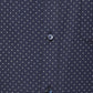 Raymond Blue Printed Slim Fit Cotton Formal Shirt