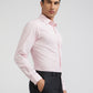 Raymond Men Pink Striped Cotton Formal Shirt