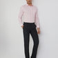 Raymond Men Pink Striped Cotton Formal Shirt