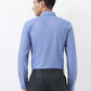 Raymond Men Blue Slim Fit Solid Formal Shirt