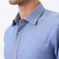 Raymond Men Blue Slim Fit Solid Formal Shirt