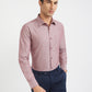Raymond Men Red Slim Fit Solid Formal Shirt