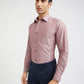 Raymond Men Red Slim Fit Solid Formal Shirt