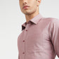 Raymond Men Red Slim Fit Solid Formal Shirt