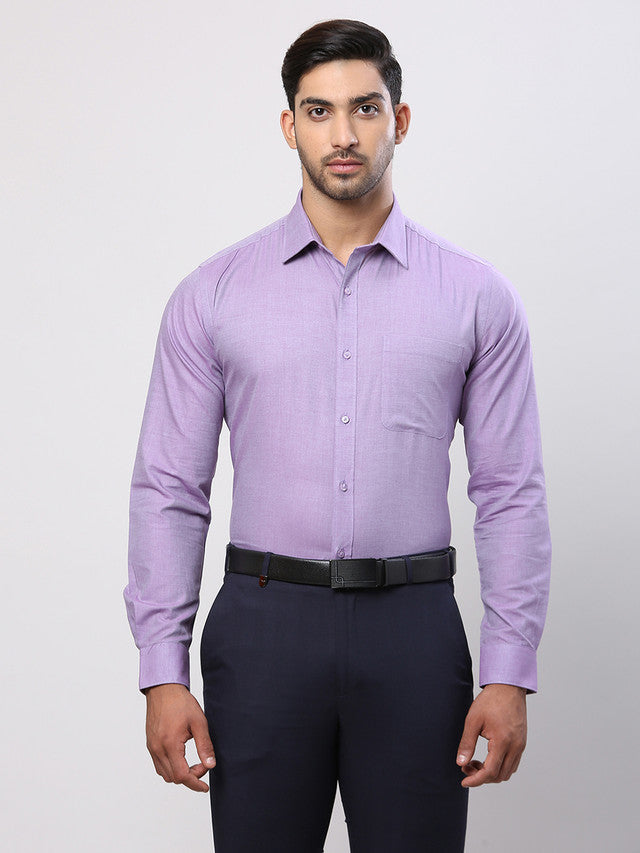 Raymond Purple Formal Shirt