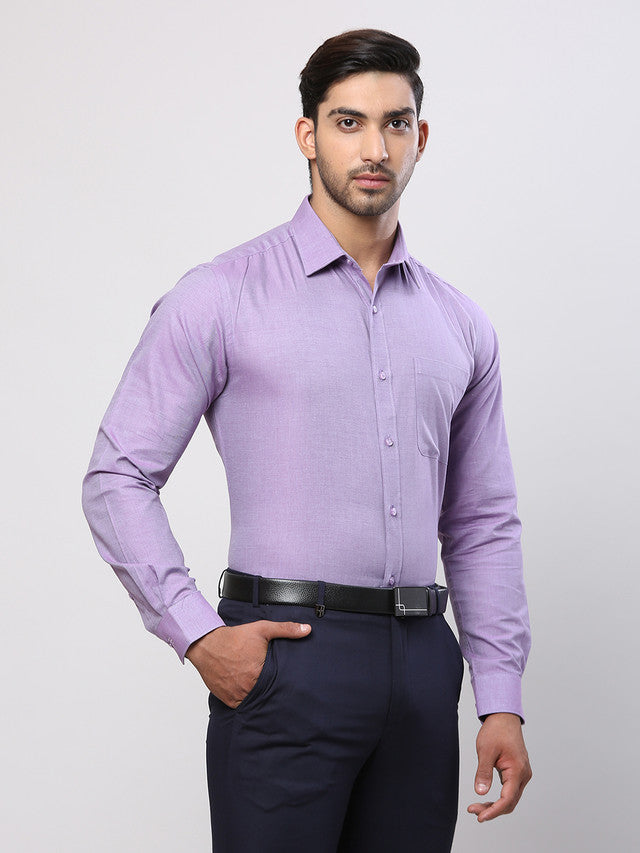 Raymond Purple Formal Shirt