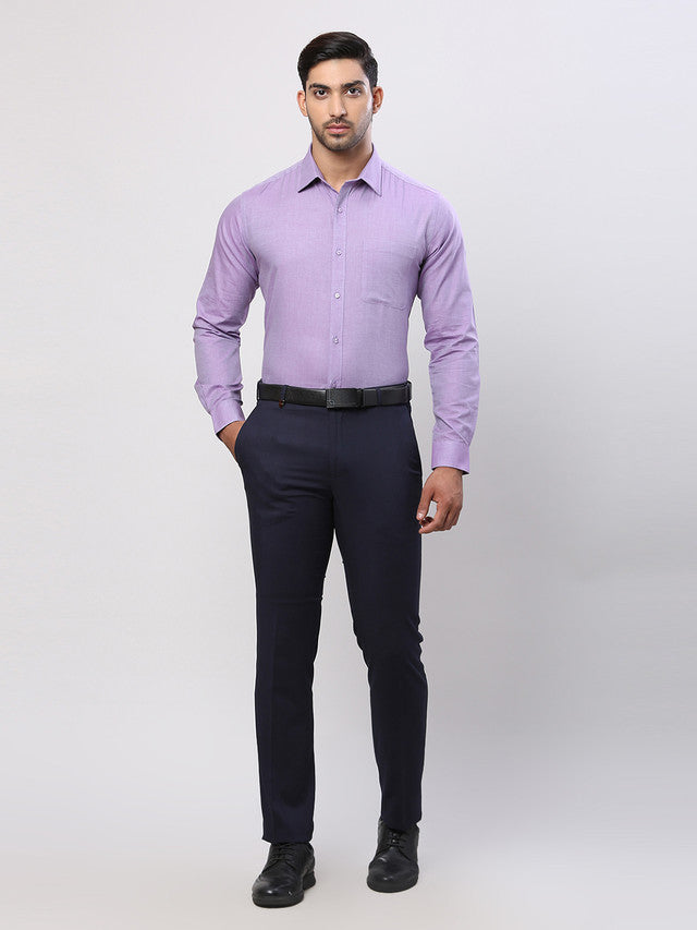 Raymond Purple Formal Shirt