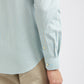 Raymond Men Blue Checks Cotton Formal Shirt