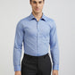 Raymond Men Blue Structure Slim Fit Cotton Shirt