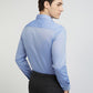 Raymond Men Blue Structure Slim Fit Cotton Shirt