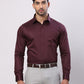 Raymond Maroon Formal Shirt