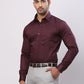 Raymond Maroon Formal Shirt