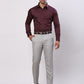 Raymond Maroon Formal Shirt