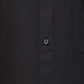 Raymond Black Solid Slim Fit Cotton Formal Shirt