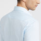 Raymond Blue Solid Slim Fit Cotton Formal Shirt