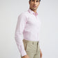 Raymond Men Pink Solid Slim Fit Cotton Formal Shirt