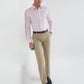 Raymond Men Pink Solid Slim Fit Cotton Formal Shirt