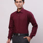 Raymond Maroon Formal Shirt