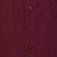 Raymond Maroon Solid Slim Fit Cotton Formal Shirt