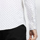 Raymond Men White Slim Fit Print Formal Shirt
