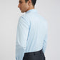 Raymond Blue Structure Slim Fit Full Sleeve Cotton Shirt