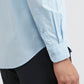 Raymond Blue Structure Slim Fit Full Sleeve Cotton Shirt