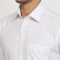 Raymond Men Red Slim Fit Checks Formal Shirt