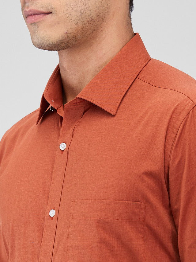 fitted lace wedding dress Raymond Men Orange Slim Fit Solid Formal Shirt – MyRaymond