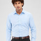 Raymond Men Blue Slim Fit Solid Formal Shirt