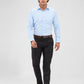 Raymond Men Blue Slim Fit Solid Formal Shirt