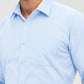 Raymond Men Blue Slim Fit Solid Formal Shirt