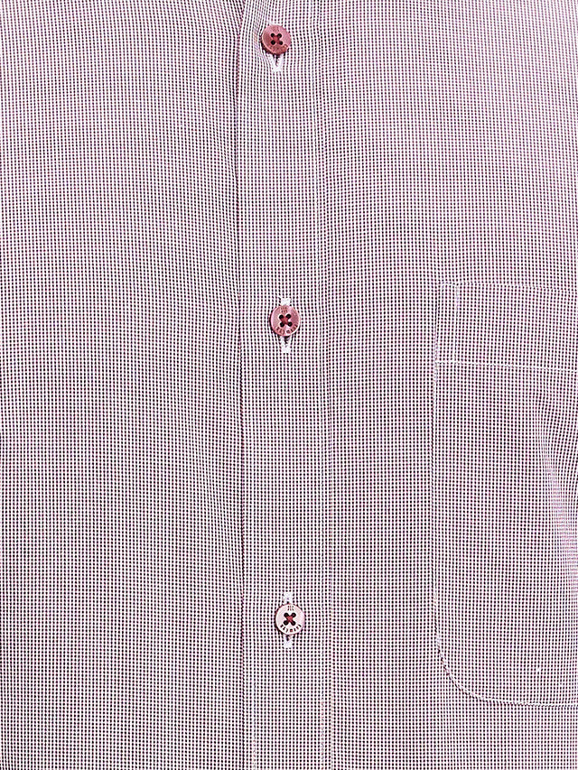 Raymond Purple Checks Slim Fit Full Sleeve Cotton Shirt