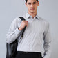 Raymond Men Blue Checks Slim Fit Cotton Shirt