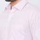 Raymond Men Red Slim Fit Checks Formal Shirt