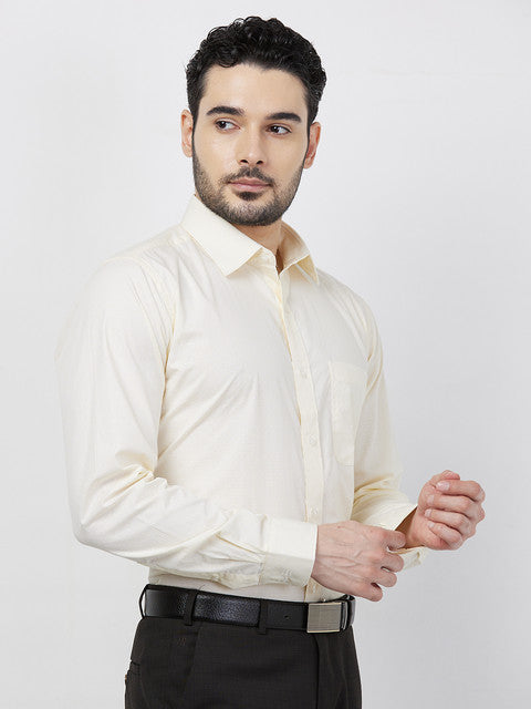 Raymond Yellow Formal Shirt 