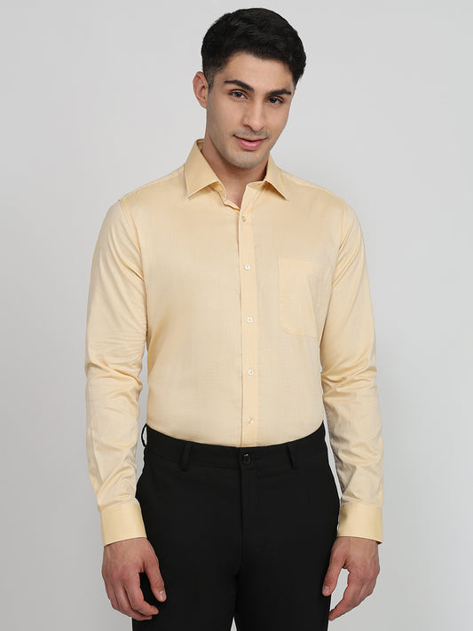 Raymond Yellow Formal Shirt